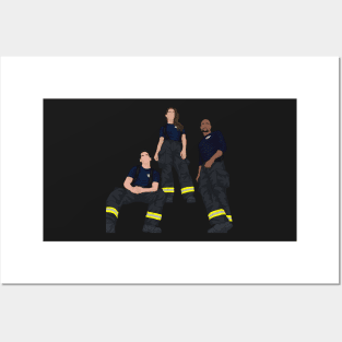 Andy Herrera, Travis Montgomery & Robert Sullivan | Station 19 Posters and Art